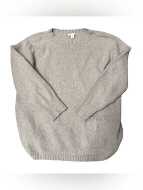Pure Jill Gray tan Crewneck Sweater